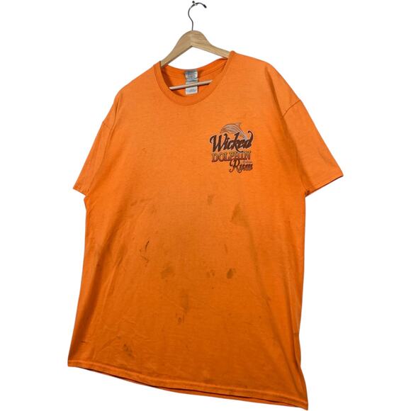 Vintage Wicked Dolphin Rum Mullet T-Shirt XL - Picture 3 of 7